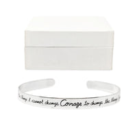 Pandora Sterling Silver “Courage” Cuff Bracelet