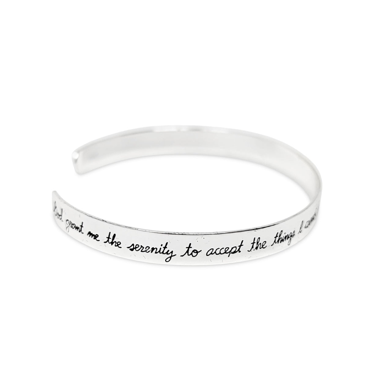 Pandora Sterling Silver “Courage” Cuff Bracelet