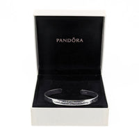Pandora Sterling Silver “Courage” Cuff Bracelet