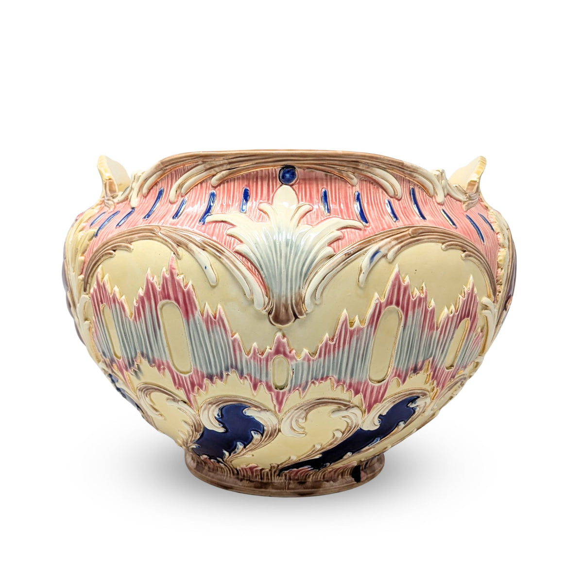 Eichwald Eichwald Art Nouveau Majolica Outer Liner or Jardiniere – Goodman's ...