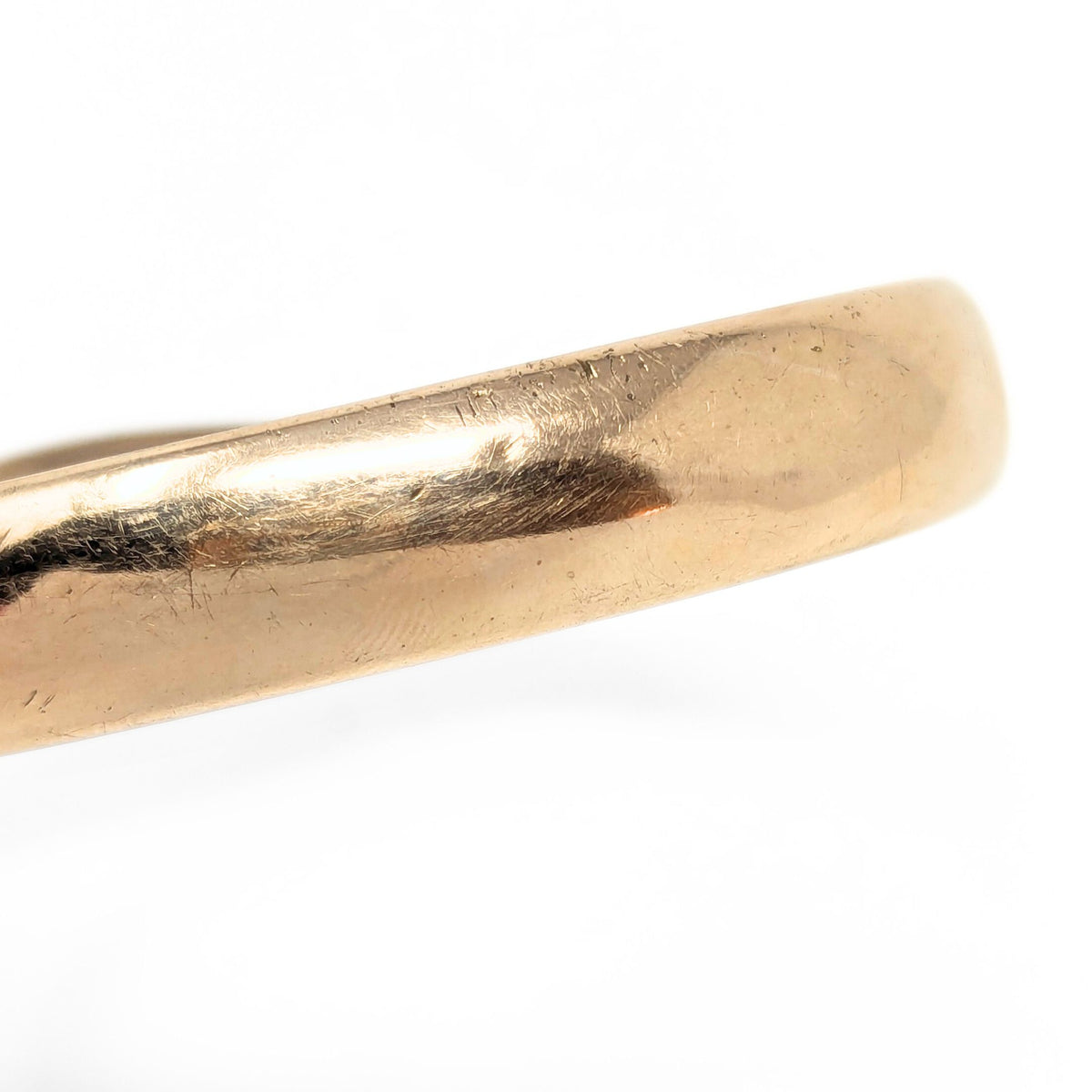 Victorian Gold Filled Monogrammed & Etched Hinged Bangle Bracelet