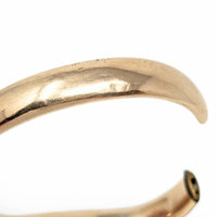 Victorian Gold Filled Monogrammed & Etched Hinged Bangle Bracelet