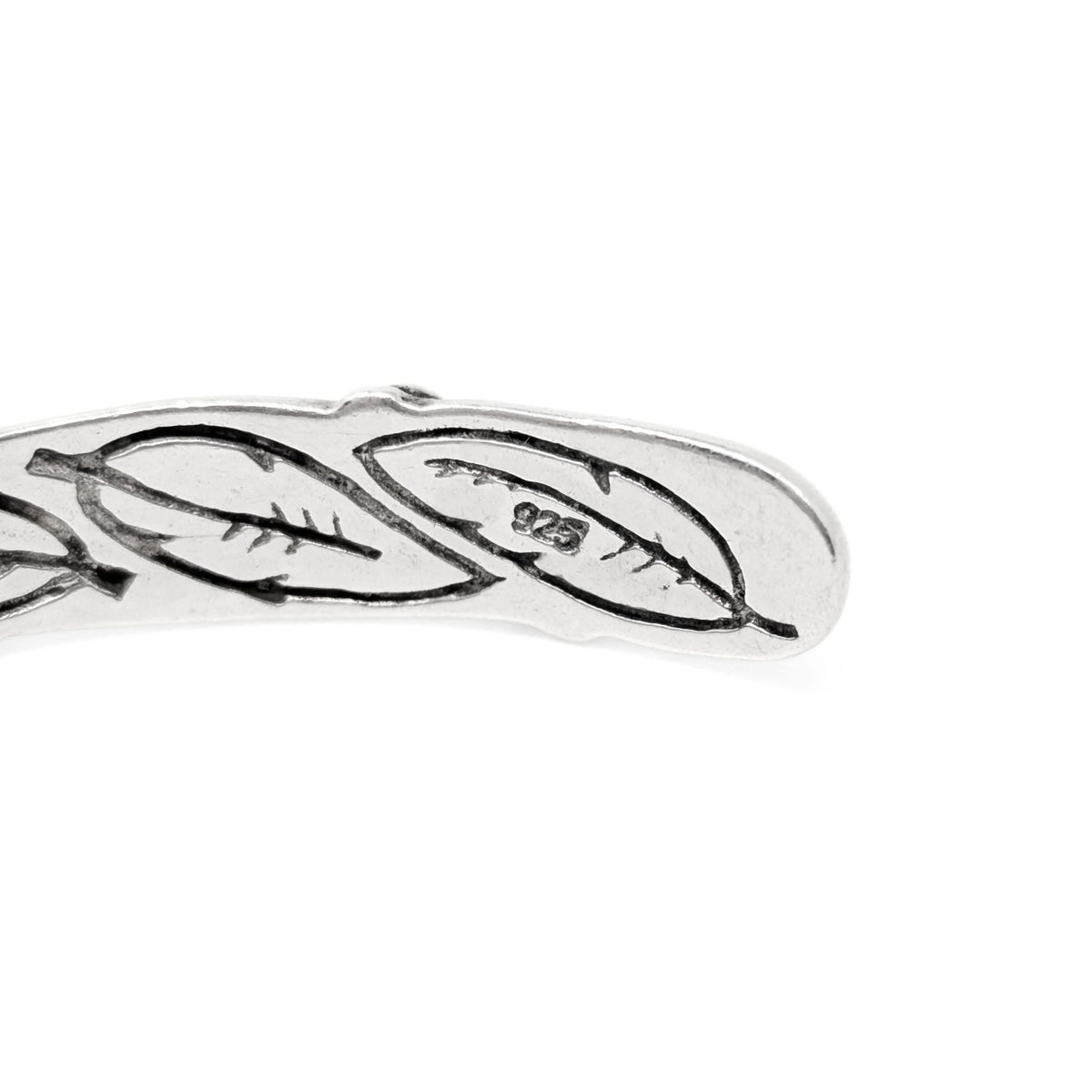 Vintage Sterling Silver Navajo Bar & Rope Cuff Bracelet