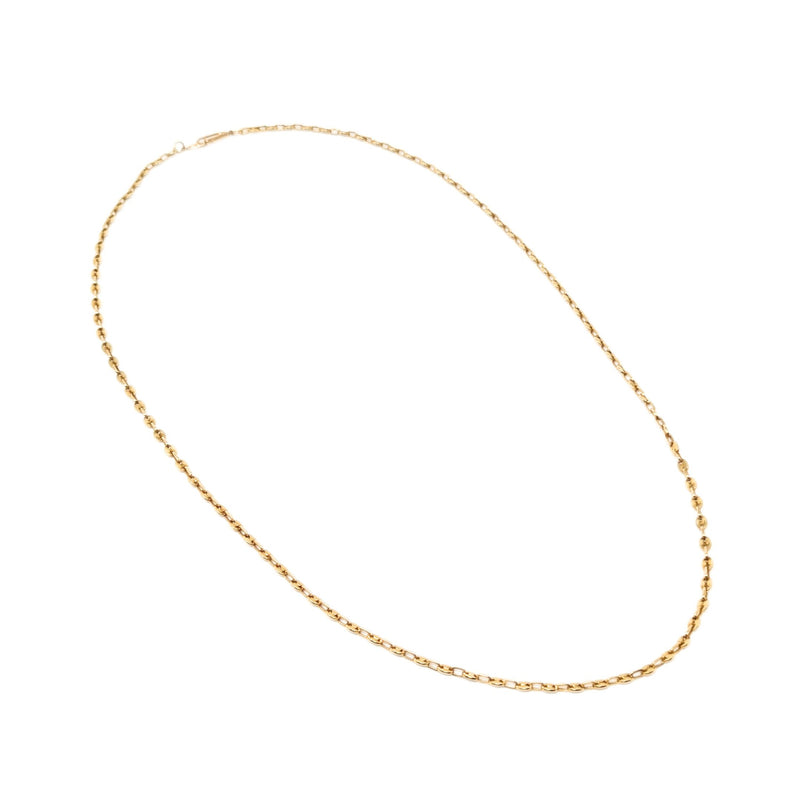 Vintage 18K Gold 4mm 28” Anchor Chain Necklace
