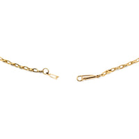 Vintage 18K Gold 4mm 28” Anchor Chain Necklace