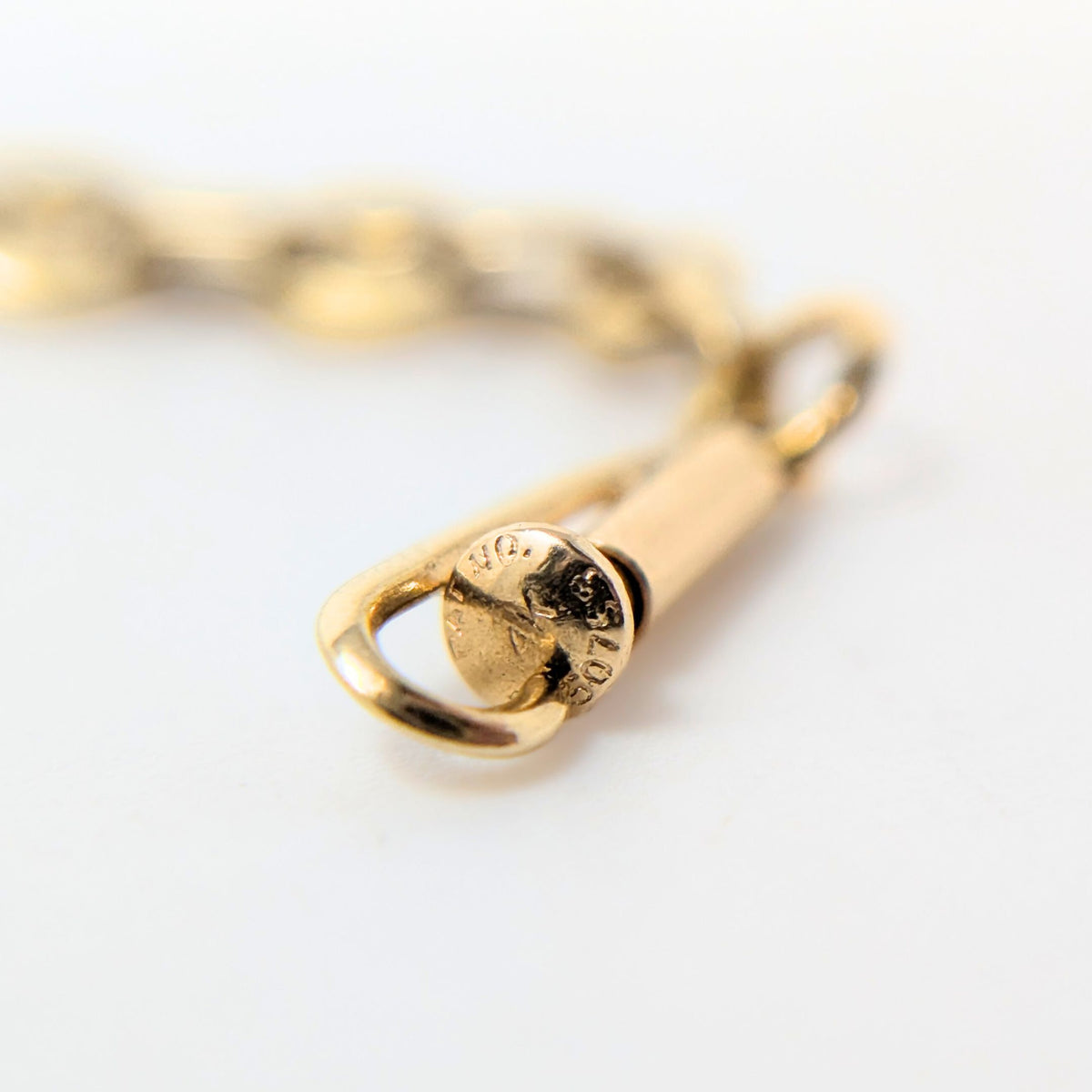 Vintage 18K Gold 4mm 28” Anchor Chain Necklace