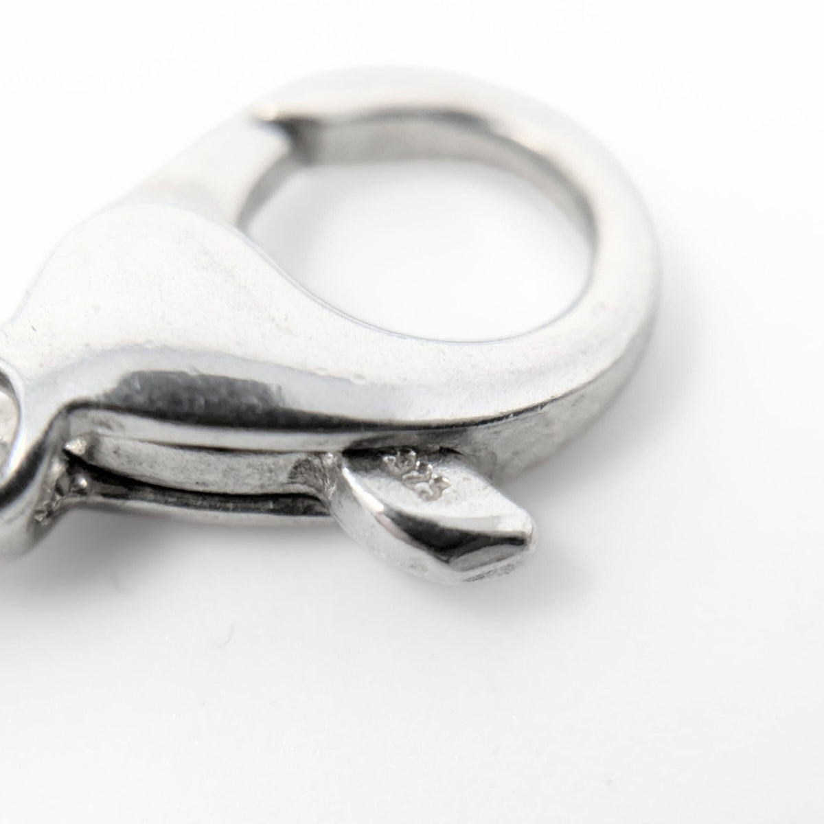 Sterling Silver 8” Rolo Link Heart ID Bracelet