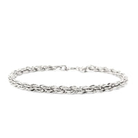 Tiffany & Co. Sterling Silver 5mm Twisted Rope Bracelet