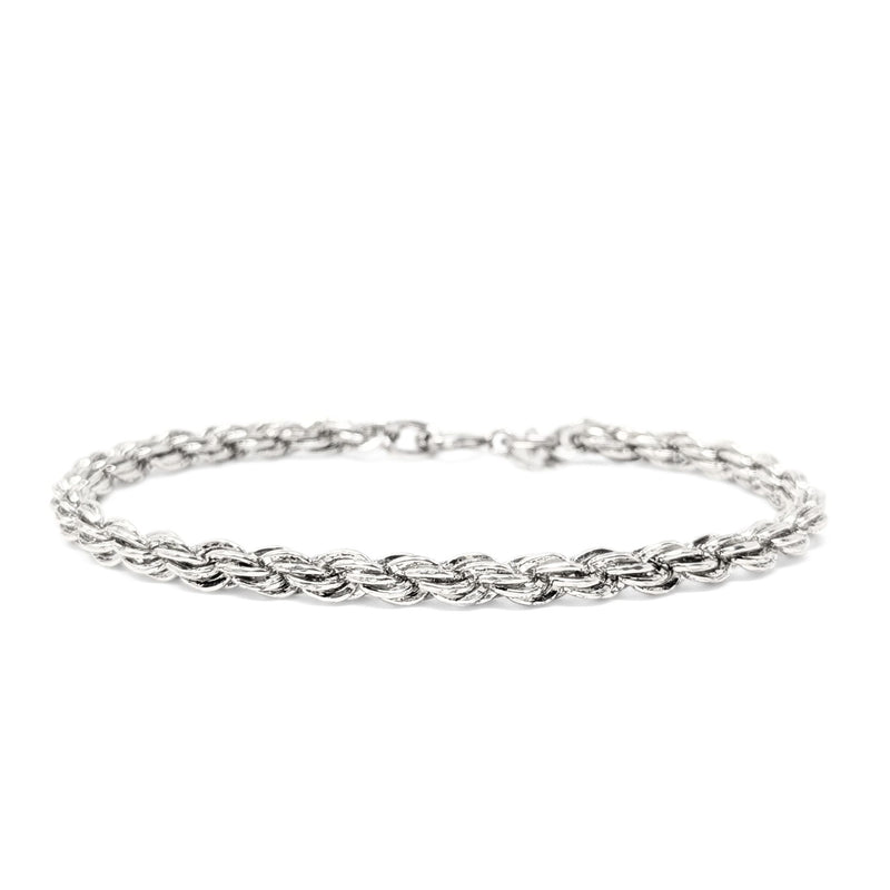 Tiffany & Co. Sterling Silver 5mm Twisted Rope Bracelet