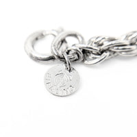 Tiffany & Co. Sterling Silver 5mm Twisted Rope Bracelet