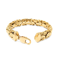 13K Gold 7 3/4" Byzantine Link Bracelet (29.5g)