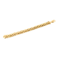 13K Gold 7 3/4" Byzantine Link Bracelet (29.5g)