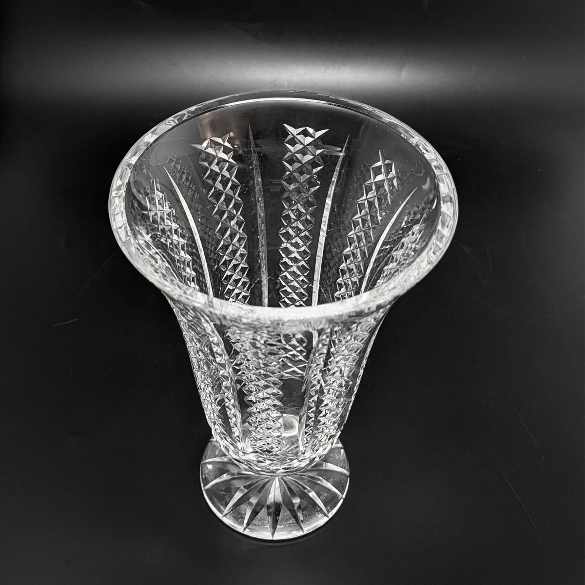 Waterford Crystal "Hibernia" 10" Footed Vase