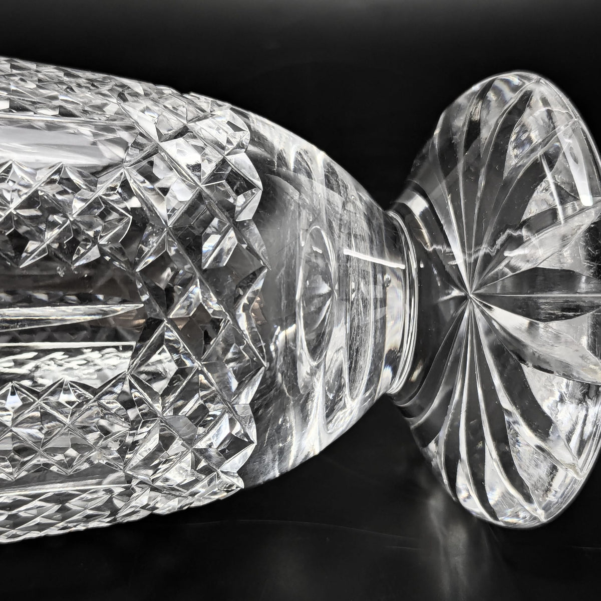 Waterford Crystal "Hibernia" 10" Footed Vase