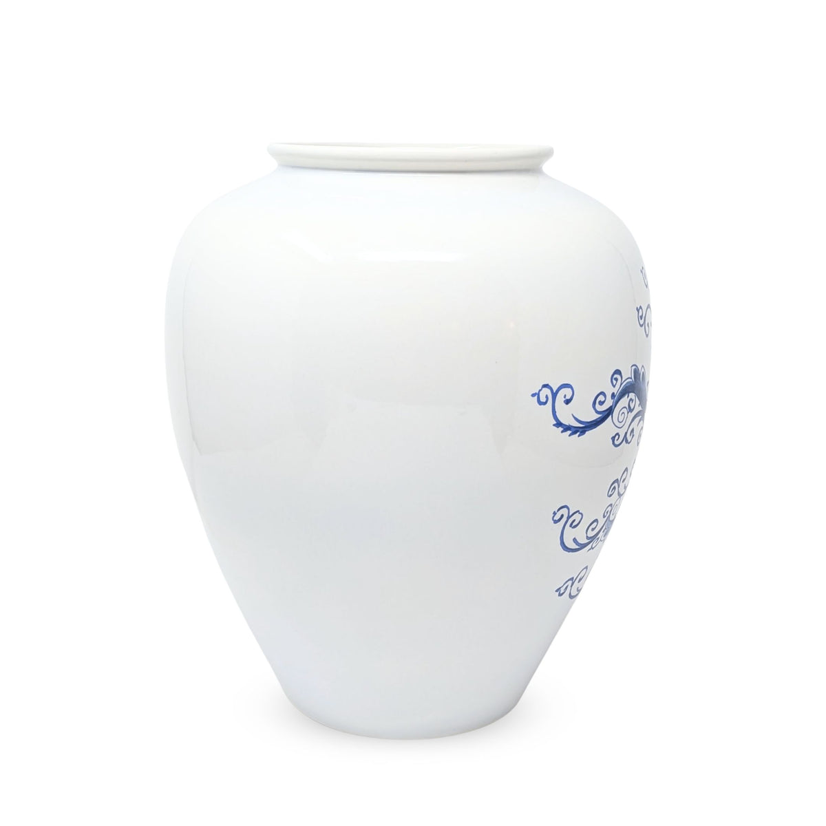 Royal Goedewaagen Delft 11” Colonial Williamsburg Carolina Tobacco Jar