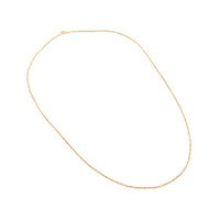 13K Gold 1.5mm 21” Twisted Rope Chain Necklace