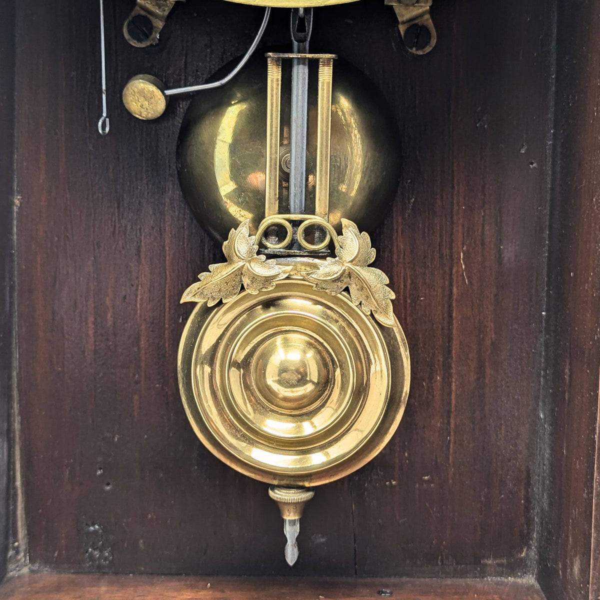 1885 Gilbert Argus 8-Day Walnut Mantel Clock