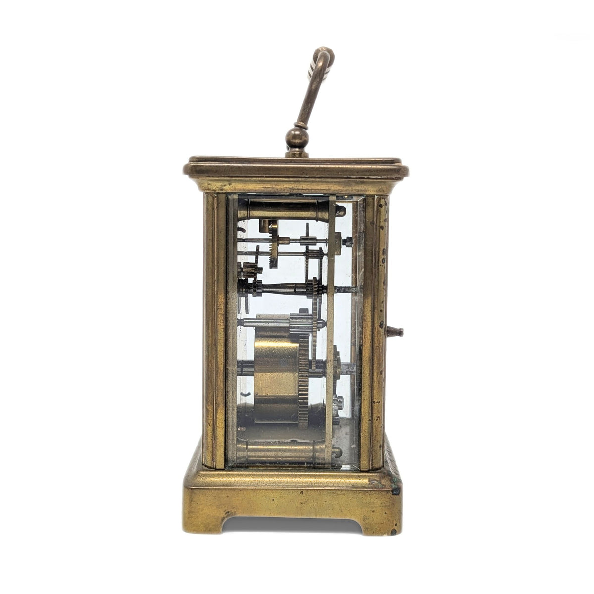 Antique French Carriage Clock C.A.W. Crosby & Son Boston