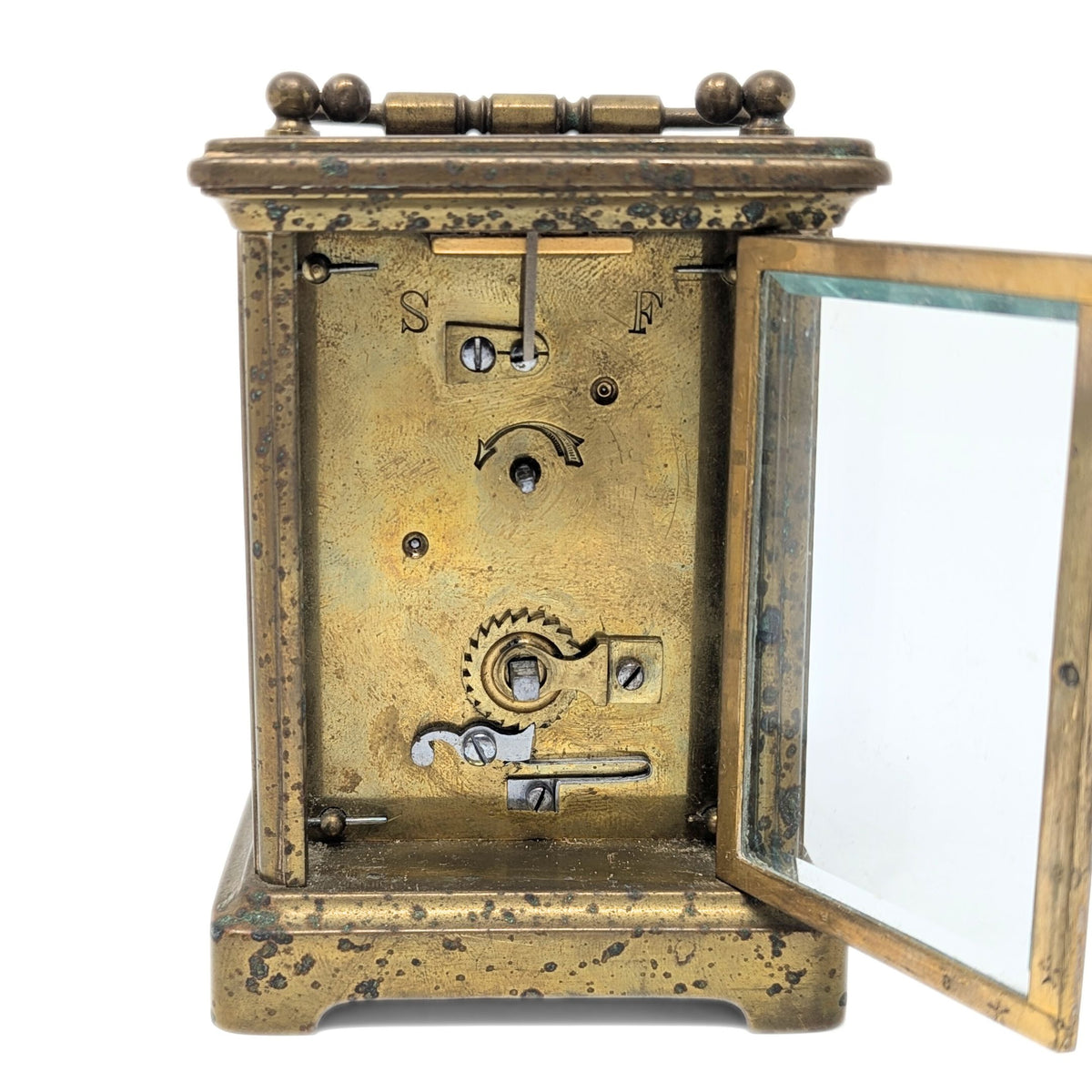 Antique French Carriage Clock C.A.W. Crosby & Son Boston