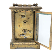Antique French Carriage Clock C.A.W. Crosby & Son Boston
