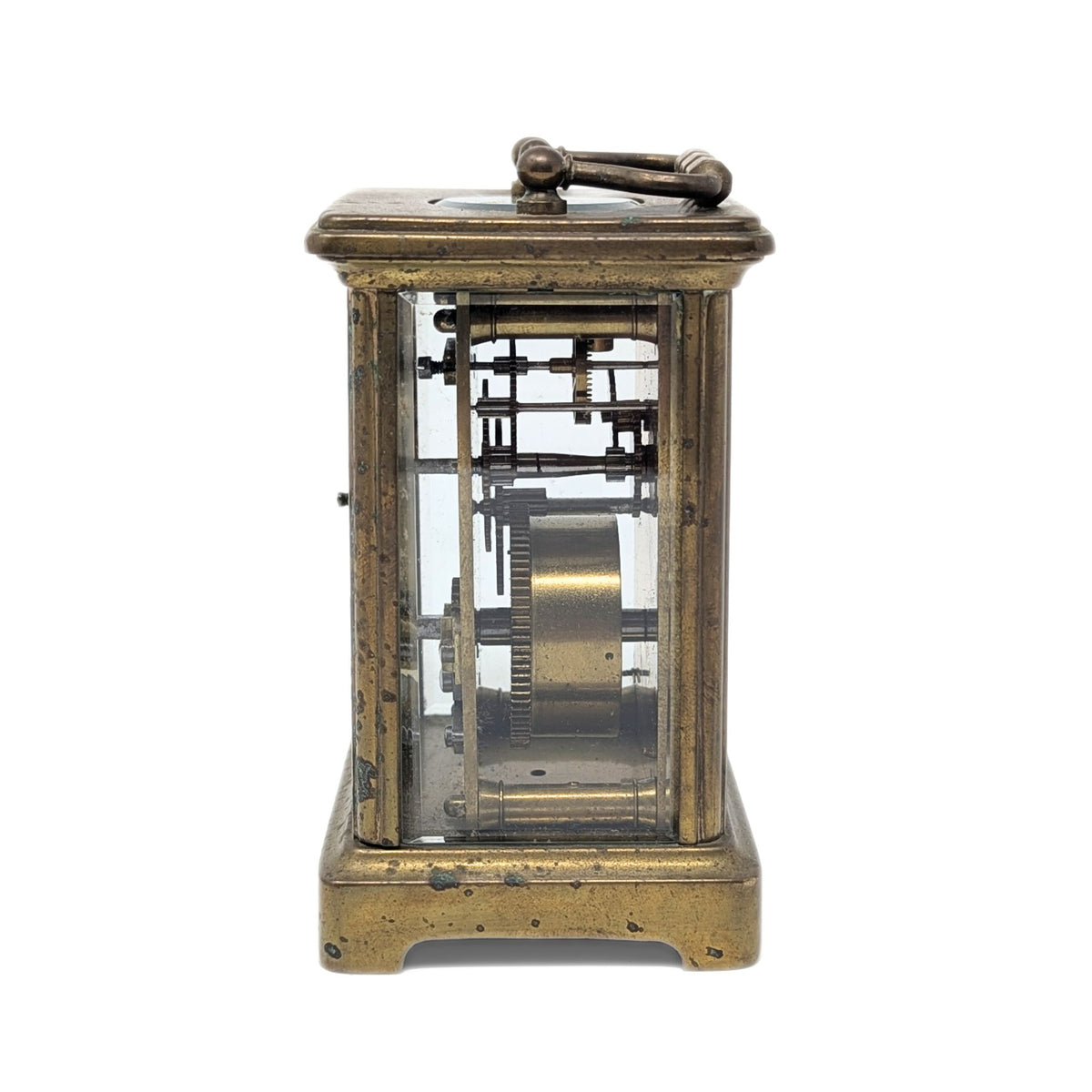 Antique French Carriage Clock C.A.W. Crosby & Son Boston