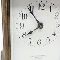 Antique French Carriage Clock C.A.W. Crosby & Son Boston
