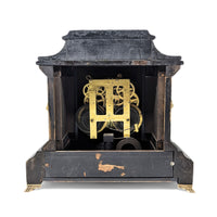 Ingraham 1880’s 8-Day Black Mantle Lion Theme Clock