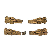 French 18th Century Rococo Bronze Curtain Tiebacks (4)