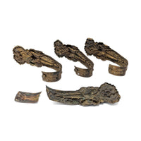 French 18th Century Rococo Bronze Curtain Tiebacks (4)