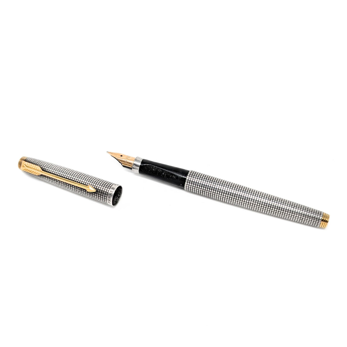 Parker "75" Sterling Silver Cisele Fountain Pen, Untested