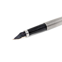 Parker "75" Sterling Silver Cisele Fountain Pen, Untested