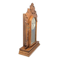 Ingraham “Lily” 8-Day Gingerbread Oak Kitchen Clock