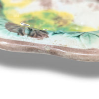 Arsenal 1880’s Majolica Pottery Farm Dog Plate