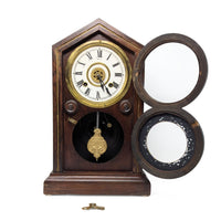 New Haven 1880 Tuscan 1-Day Rosewood Mantle Clock