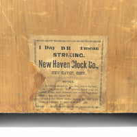 New Haven 1880 Tuscan 1-Day Rosewood Mantle Clock