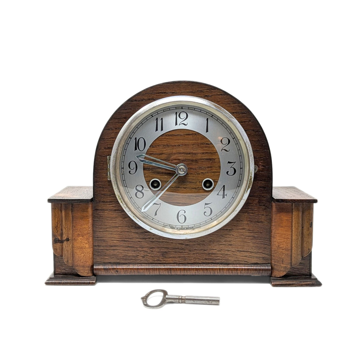 British 1930’s Art Deco 8-Day Mantel Clock