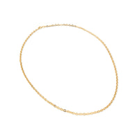 Balestra 17K Italian 3.5mm Circle Link 20” Chain Necklace