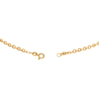 Balestra 17K Italian 3.5mm Circle Link 20” Chain Necklace