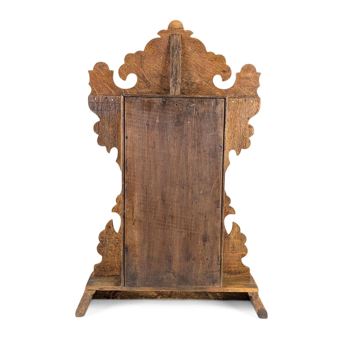 Ingraham 1880’s Oak 8-Day Gingerbread Kitchen Clock