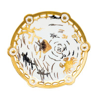 Elite Works Limoges Bawo & Dotter Gold Decorated Sealife Plates (10)