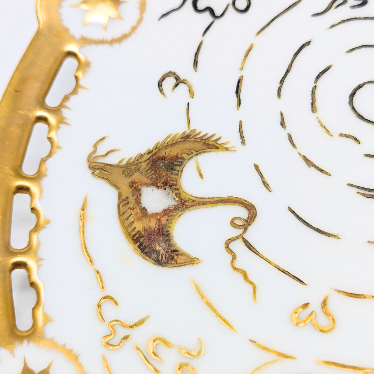 Elite Works Limoges Bawo & Dotter Gold Decorated Sealife Plates (10)