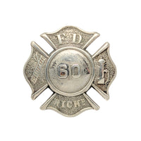 Richmond Virginia Antique Fire Department #60 Chest Badge