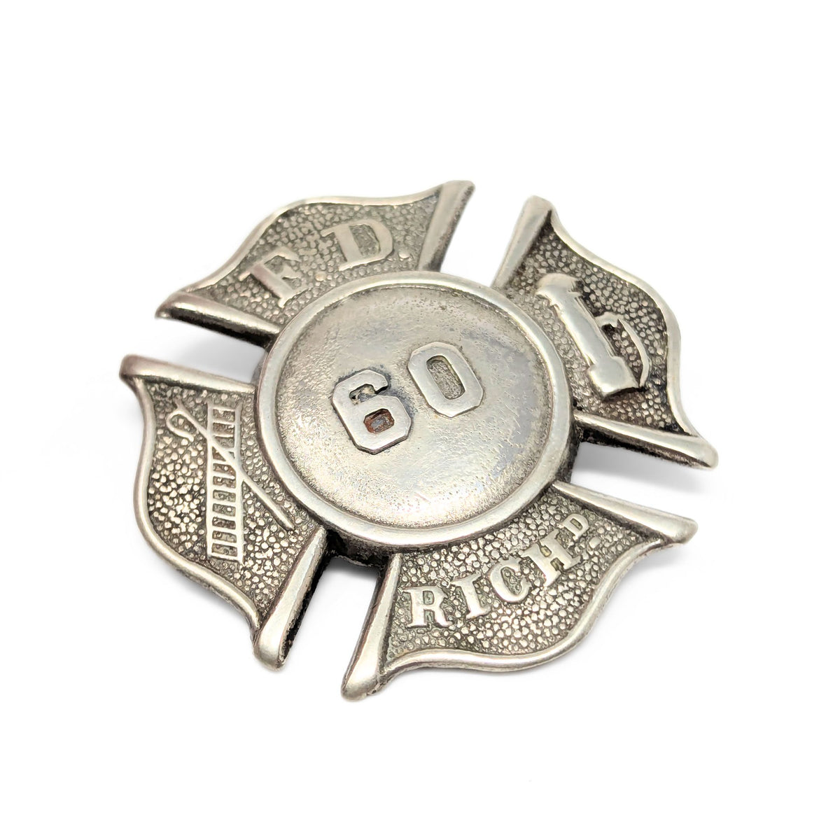 Richmond Virginia Antique Fire Department #60 Chest Badge