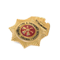 Richmond Virginia Vintage Fire & Emergency Services Battalion Chief Chest Badge