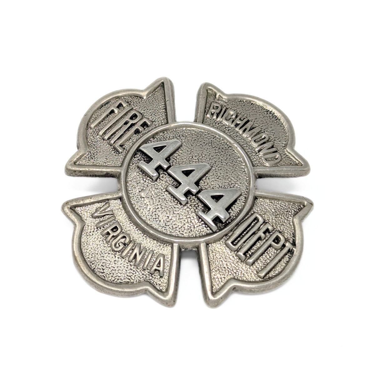 Richmond Virginia Vintage Fire Department #444 Breast Badge