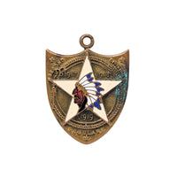 WWI US Army 2ND Division Indianhead Pendant