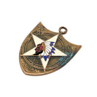 WWI US Army 2ND Division Indianhead Pendant