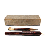 Wahl Products Ring-Top Rosewood Finish Fountain Pen & Eversharp Pencil