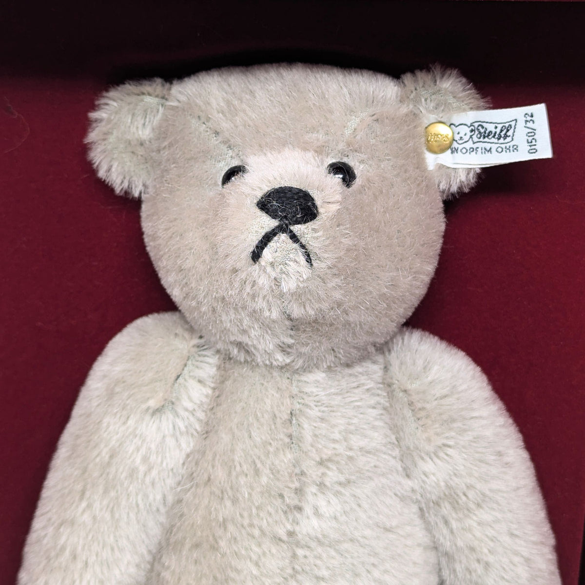 Steiff 1902 Replica Mohair Teddy Bear, 1983 Signed Ltd. Ed.
