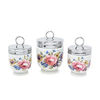 Royal Worcester Bournemouth 3pc Porcelain Egg Coddler Set, Standard & King Size